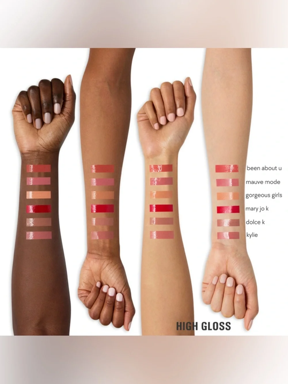 Kylie Jenner High Gloss Lip Gloss - Dolce K (703) - Nude Pink Shine